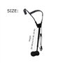 Harnais d'épaule générique pour saxophone Harnais d'épaule ajustable pour saxophones avec crochets en métal et rembourrage doux 
