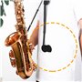 Harnais d'épaule générique pour saxophone Harnais d'épaule ajustable pour saxophones avec crochets en métal et rembourrage doux 