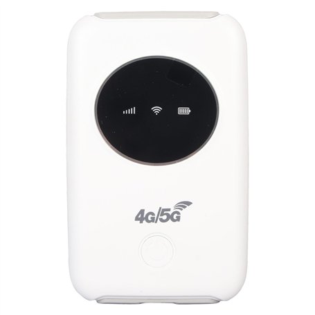 Asixxsix Routeur Réseau Portable 5G WiFi Hotspot avec Emplacement pour Carte SIM