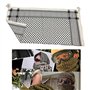 HOOLRZI Écharpe 128x128cm écharpe Arabe Amateurs de Plein air Keffiyeh Foulard Multi-usages Shemagh écharpe pour Hommes Accessoi