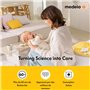 Medela 5x sachets de conservations réutilisables pour lait maternel, avec large ouverture et double fermeture à glissière, convi
