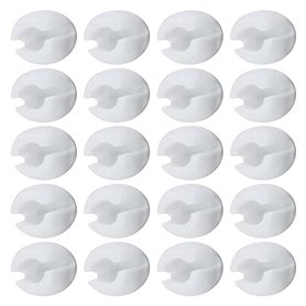 XINGLIDA Lot de 20 stoppeurs de chaîne de perles Stores Stores Décoration de rideau Perles aveugles Boucles de délimitation Acce