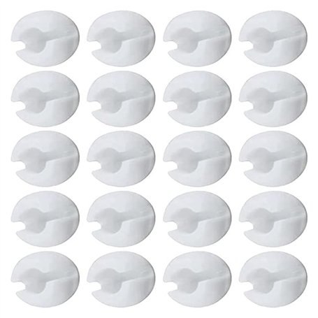 XINGLIDA Lot de 20 stoppeurs de chaîne de perles Stores Stores Décoration de rideau Perles aveugles Boucles de délimitation Acce