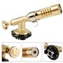 Kadimendium Chalumeau de Cuisine en Laiton Portable Professionnel Torche de Cuisson au Gaz Butane Torche Culinaire Soudage BBQ F