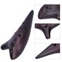 12 trous Alto C Ocarina, Belle Dolomite Ocarina portable pour débutant pour les jeux à l'extérieur