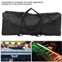 étui pour Clavier à 61 Touches, Noir Tissu Oxford Housse pour Piano électronique Avec Poignée de Traction Pratique, pour Clavier