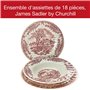 Churchill Service de faïence 18 pièces à décor brookpin