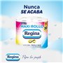 Regina Maxi rouleau – 8 rouleaux de papier toilette, 500 feuilles à 2 couches par rouleau, plus du triple qu'un rouleau standard