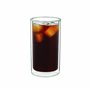 De'Longhi Cold Brew DLSC325 Lot de 2 verres isothermes à double paroi Passe au lave-vaisselle Capacité 300 ml Idéal pour les boi