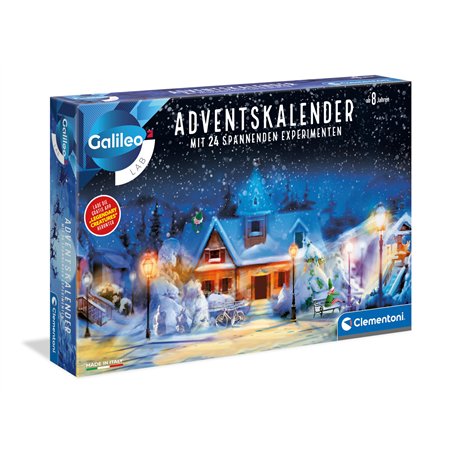 Calendrier de l'Avent 2025 Galileo Science – Calendrier de Noël avec petites expériences pour enfants à partir de 8 ans de Cleme