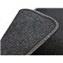 Il Tappeto Auto SPRINT01311 Tapis de Sol antidérapants pour Voiture, en Moquette Noire et à Bord Bicolore, Talonnette renforcée