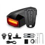WASAGA Feu arrière pour vélo avec télécommande pour Alarme