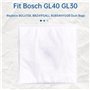 Lot de 10 Sacs à Poussière Aspirateur Sac Filtrant pour Bosch Type G/MegaFilt Super Tex BBZ41FG 468383