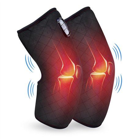 Comfier Coussin Chauffant Genouillère de Massage - Chauffe Pieds avec Masseur de Vibrations - Appareil de Massage pour Cuisses e