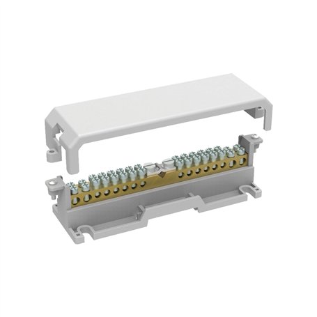 Arnocanali TP2309 Bornier de terre pour connexions équipotentielles avec couvercle