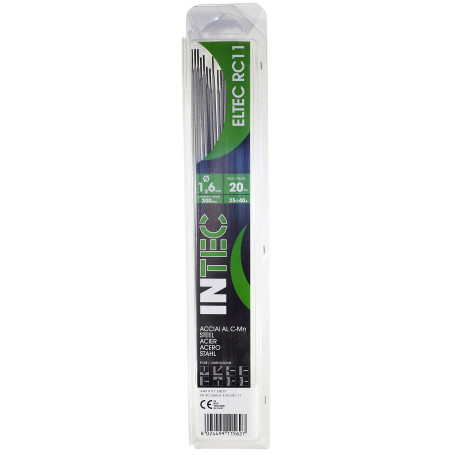 Proweltek-Ine-Intek PR1014 Boîte de 20 Baguettes de soudeur pour acier ø 1
