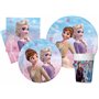Ciao-Kit Table Fête Party Disney Frozen II Wind Spirit 8 personnes (44 pcs: assiettes