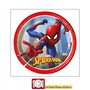 Ciao- Kit Table Fête Party Marvel Spider-Man Crime Fighter 8 Personnes (44 pcs: Assiettes, gobelets, Serviettes) Vaisselle Spide