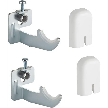 MB Support Mural pour radiateurs en Aluminium avec réglage Vertical