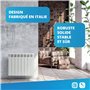 Support mural pour radiateurs en aluminium avec une capacité de charge jusqu'à 100 kg. Couvercles inclus - 2 pièces.