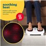 HoMedics Massage des Pieds Électrique chauffant - Appareil massant electrique Shiatsu pour pied - Option chaleur pour relaxation