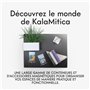 KalaMitica - Boîte magnétique "Uranos", porte-louches et porte-objets pour tableau magnétique - Design moderne, noir laqué avec
