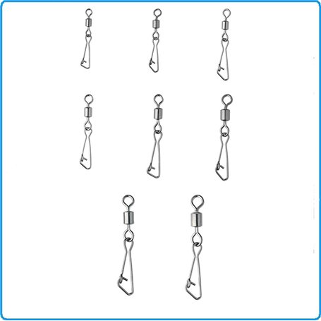 Daiwa Emerillon de Pêche Rolling Girella Singola Rolling with Hooked Snap TB Serie 20 6 35 kg à Agrafe