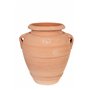 Biscottini - Orcino en Terre Cuite L28 x PR25 x H30 - Pots de Jardin - 100% fabriqué en Italie - Entièrement travaillé à la Main