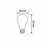 Suprema Ampoule LED Décorative en Forme de Goutte avec Effet Lumière ADN Illuminé, E27, 130 Lm, 220-240V, Lumière Chaude 1800K,