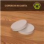 Lot de 200 verres en papier pour café 65 ml à emporter BrownCUP avec couvercle en papier, verres écologiques biodégradables jeta