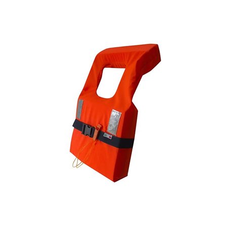 Nautica DDR srl Gilet de sauvetage certifié 100N - Ceinture de sauvetage réglable Flottant Natation Aide pour sauvetage Orange
