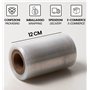 IPEA Film étirable Transparent pour Emballage – 150 mètres x 12 cm – Fabriqué en Italie – Rouleau Film Extensible de protection,