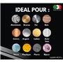 Lux Metal - Kit 1 Disques de Polissage de 200 mm et 1 Pâtes Abrasives de 350 gr - Parfaits pour polir des métaux tels que l'alum