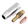11 pièces supports de pointes de contact, buses d'équipement de soudage MIG Kit d'accessoires de soudeur MIG pour pistolet torch