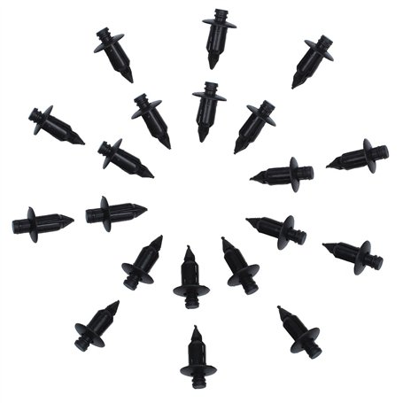 C-FUNN 20Pcs 7Mm Moto Carénage Rivet Garniture Panneau De Fixation Clips en Plastique pour Suzuki Garniture