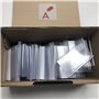 Abarnom Lot de 100 porte-étiquettes transparents auto-adhésifs de 39 mm de haut 70 mm de long. Porte-prix autocollants individue