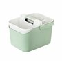 Vigar - Set Caddy et seau de nettoyage - Deux en un - 31 x 24 x 23 cm - Modèle Zeroline - Seau léger de 8 L - avec récipient à 3