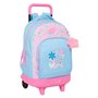 Cartable à roulettes BlackFit8 Smile Bleu Rose 33 x 45 x 22 cm