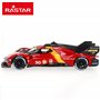 ColorBaby Rastar Ferrari 499P Le Mans Voiture RC 1:14 avec 6 Fonctions et télécommande, Design Sportif et détaillé, idéale pour