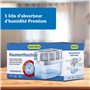 Déshumidificateur Premium 1 Kg - Espaces jusqu'à 35 m2 - Absorbe l'humidité des placards, salles de bains et chambres - Humydry
