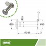 Amig - Judas avec objectif super angle pour portes intérieures et extérieures 5-16 en laiton finition chrome mat (S) Dimensions 