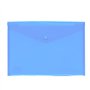 Grafoplás Enveloppe plastique avec fermeture à clic | Ecoplas | Taille Folio | Couleur bleu doux translucide | 33