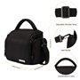 SUNSEATON Housse de Protection pour Appareil Photo Sac Bandoulière Appareil Photo Numérique Sacoche Caméra Compatible pour Nikon