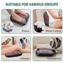Snailax 2 en 1 Masseur de Pieds Shiatsu avec Chaleur, nœuds de Massage Flexibles pour Toutes Les Tailles de Pieds, Chauffe-Pieds