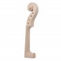 Yibuy Manche de violon sculpté à la main en érable pour violon 4/4