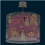 Dalber Lustre Chambre Lampe Suspension Enfant Unicorns Licornes Jaune animaux, 41592, E27