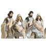 Crèche de Noël DKD Home Decor Bleu Blanc Marron Argenté Résine 23,5 x 16 x 32 cm (2 Unités)
