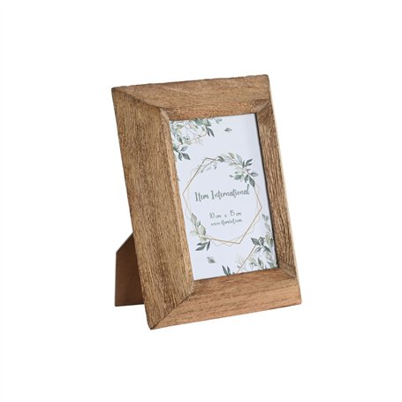 Cadre photo Home ESPRIT Naturel Verre Bois de manguier