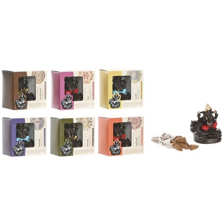 Support Home ESPRIT Céramique Mandala Indien 13 x 8 x 12