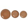 Assiettes Home ESPRIT Blanc Orange Grès 18 Pièces